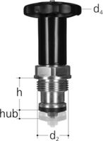 Oberteil Schrägsitzventil 1/2" 5290.240 Ventildichtung EPDM, mit Handrad - JRG Armaturen
