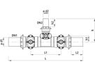 Combi-3 PE-Anschweissende für Gas 4494 d 225/140mm - Hawle Armaturen