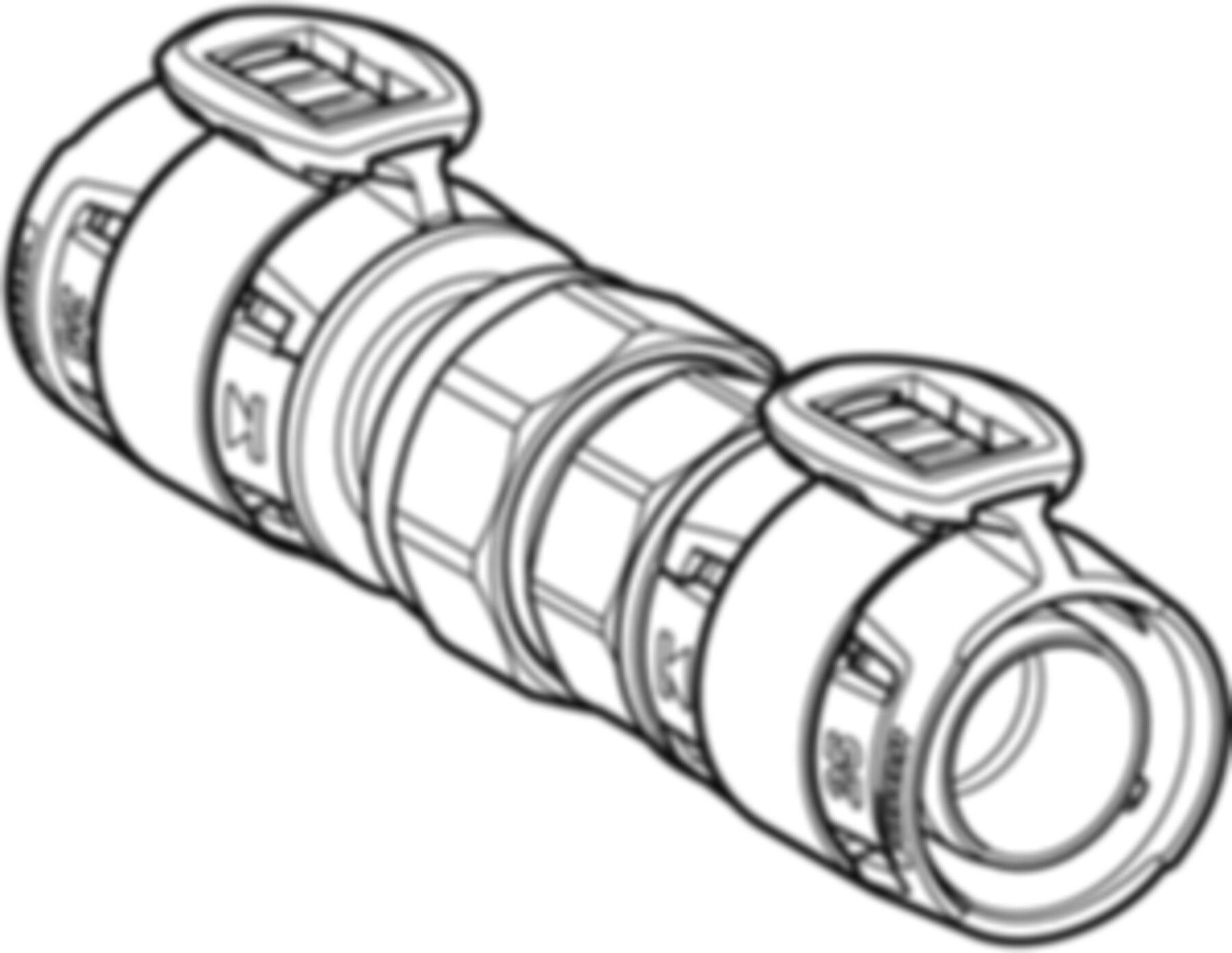 Verschraubung 40mm 620.574.00.1 - Geberit FlowFit-Rohre/Formstücke
