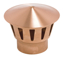 Dunstrohrhüte 50 mm 330 "Strubline" - Kupfer Spenglereihalbfabrikate