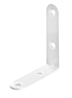 Hettich Stuhlwinkel Stahl weiss, 15 x 60 x 60mm, Stärke 2mm - Diverse Möbelbeschläge und Zubehör