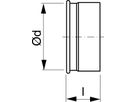 Verbindungsrohr 224mm MF-V - Spiralfalzrohre und Zubehör System Safe