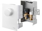 Unibox Einzelraumregulierung E Plus 3/4" T=57 mm m/Thermostat weiss 102 27 33 - Oventrop Programm