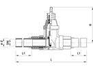 Einschweiss-Schieber für Wasser 2670 Delrin DN 2" / d 63mm - Hawle Armaturen