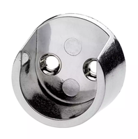 Hettich Schrankrohr-Lager verchromt, für Schrankrohr D = 25mm, à 2 Stk - Diverse Möbelbeschläge und Zubehör