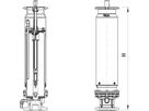 Hydrantenunterteil tele Guss   N580 H = 950-1350mm - Hawle Hydranten
