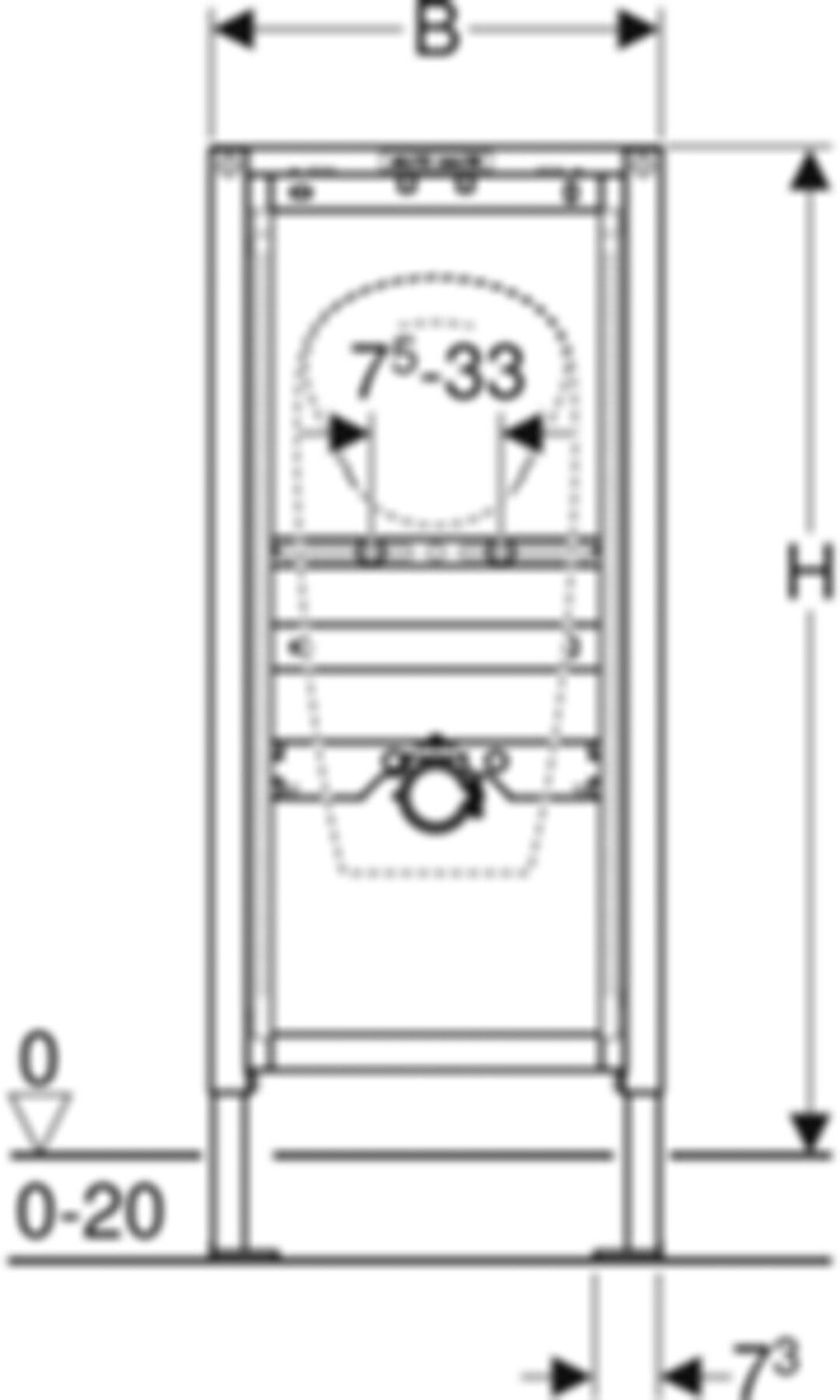 Duofix Urinal-Element 0-Liter Typ 112 111.668.00.1 - Geberit-Duofix