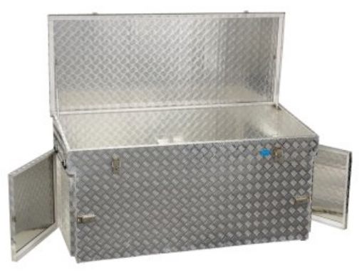 Alutec Aluminiumbox Extreme 883 Riffelblech 3 mm 883 L 1700x700x750/850 - Werkzeugkoffer,Sortimentskoffer,Behälter