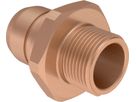 Verteiler-Steckübergang 653.431.00.1 28mm- 1" mit Aussengewinde - Geberit-Push Fit-Formstücke