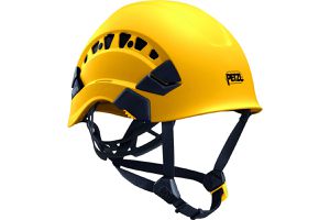 Schutzhelm PETZL VERTEX VENT, 53-63cm Gelb, DUAL-Kinnband, Centerfit, Flip&Fit, 490gr. - Arbeitsschutz