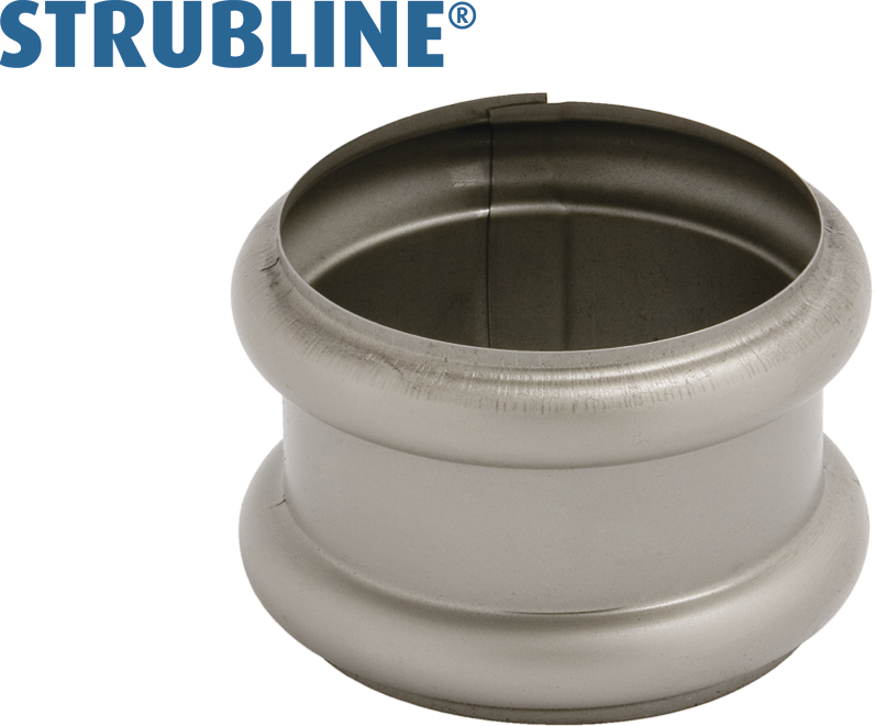 Doppelwulsten 100 mm 294 "Strubline" - MattpluS Spenglereihalbfabrikate