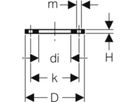 Losflansch DN 65 PN 10/16 63789 - Geberit-Mepla-Formstücke