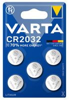 VARTA Knopfzellen CR 2032 Lithium, Pack à 5 Stk. - Elektrozubehör
