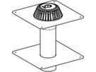 Dachwassereinlauf Set 90mm 358.024.00.1 mit Anschlussblech und Dampfsperrenanschluss - Geberit-Dachentwässerung