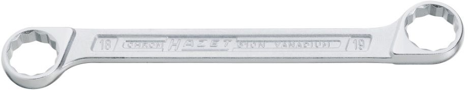 HAZET Doppel-Ringschlüssel 610N-6x7mm, L: 97,9mm - Schlüsselwerkzeuge