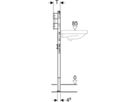Waschtisch-Element für UP-Wandarmatur 130 cm 111.498.00.2 - Geberit-Duofix