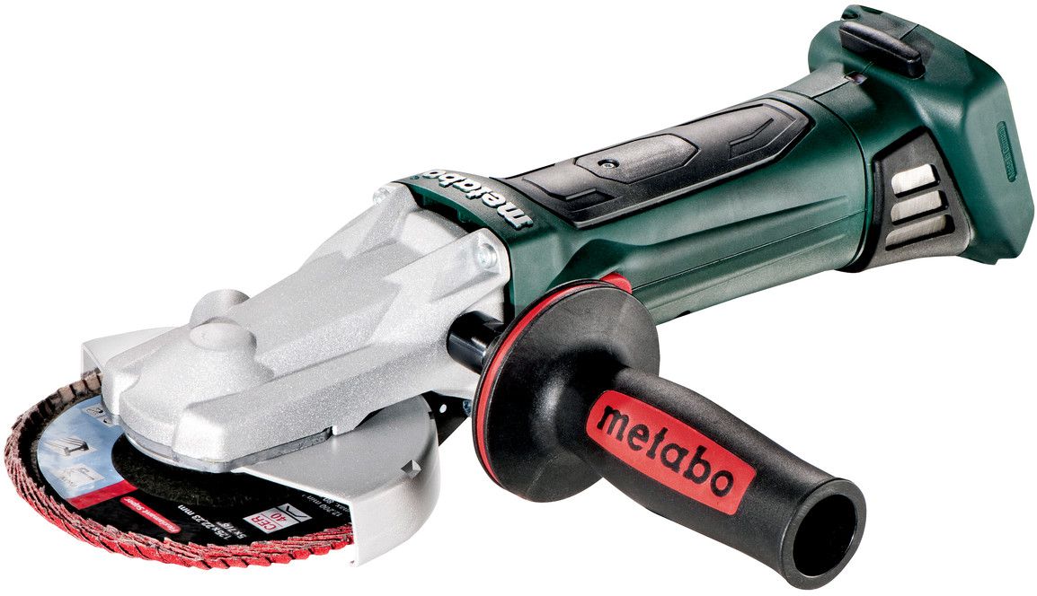 Akku-Winkelschleifer flach WF 18 LTX 125 QUICK Ø 125mm, 18V, 8000/min, solo in metaBOX - Metabo Elektrowerkzeuge