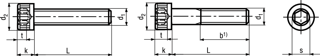 Zyl-Schr m I-6kt UNF ST ~12.9 SCHW BN14 5/8x21/2" - Bossard Schrauben