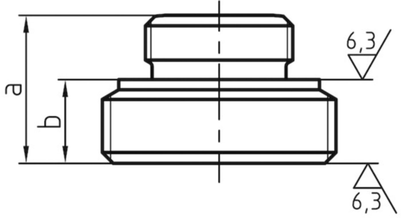 Einschraubteil 373 V 1"- G 11/2" 770 373 206 - GF verz. Tempergussfittings