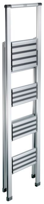 TECHNOCRAFT Alu-Klappleiter 4 Stufen, 1540x440x54mm, max 150kg - Garten