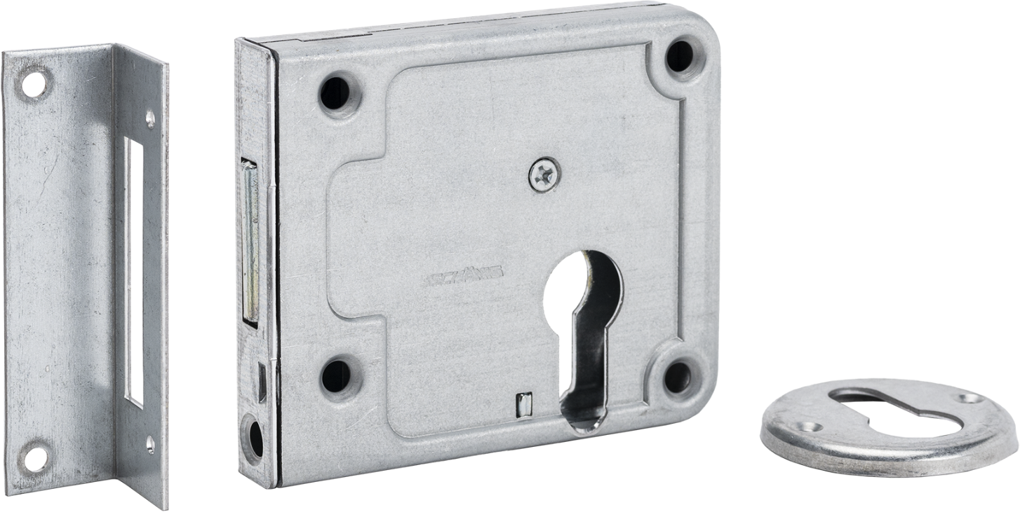 SCHÄNIS Kellertür-Riegelschloss 2305 PZ 65, links/rechts, verzinkt - Türschlösser und Zubehör
