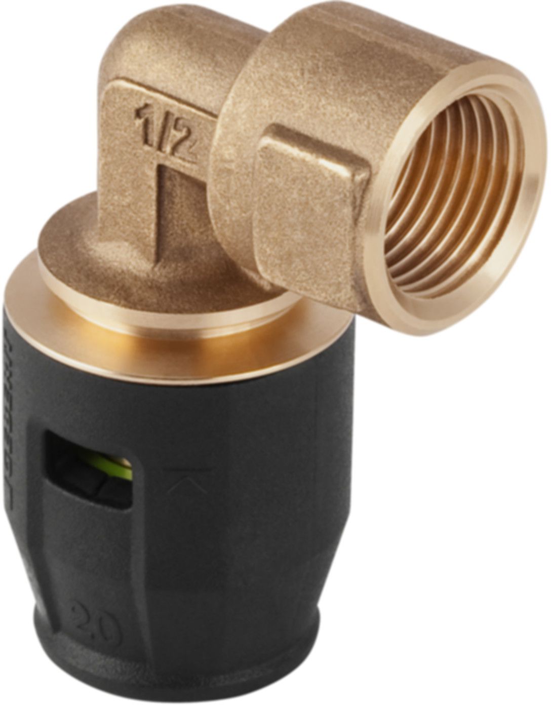 Übergangsbogen 90° m/IG 16mm-1/2" 650.251.00.1 - Geberit-Push Fit-Formstücke