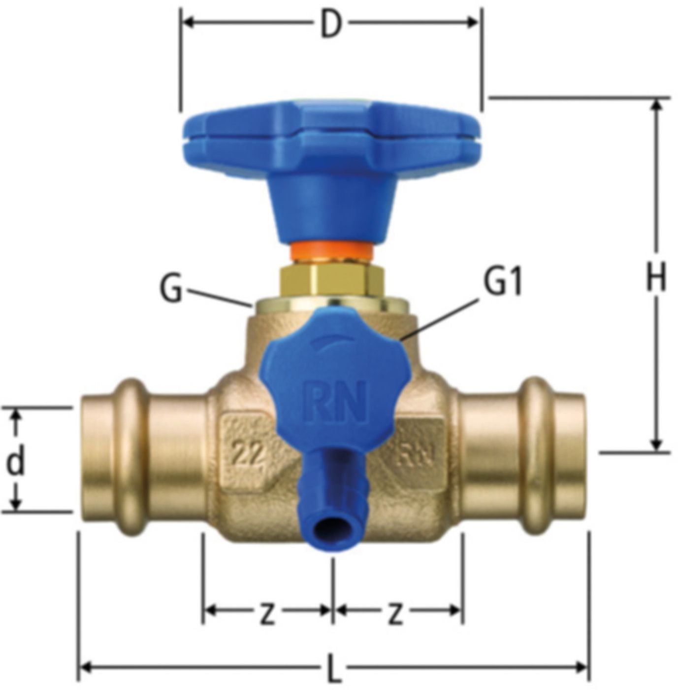 Geradsitzventile NUSSBAUM Optipress-Aquaplus