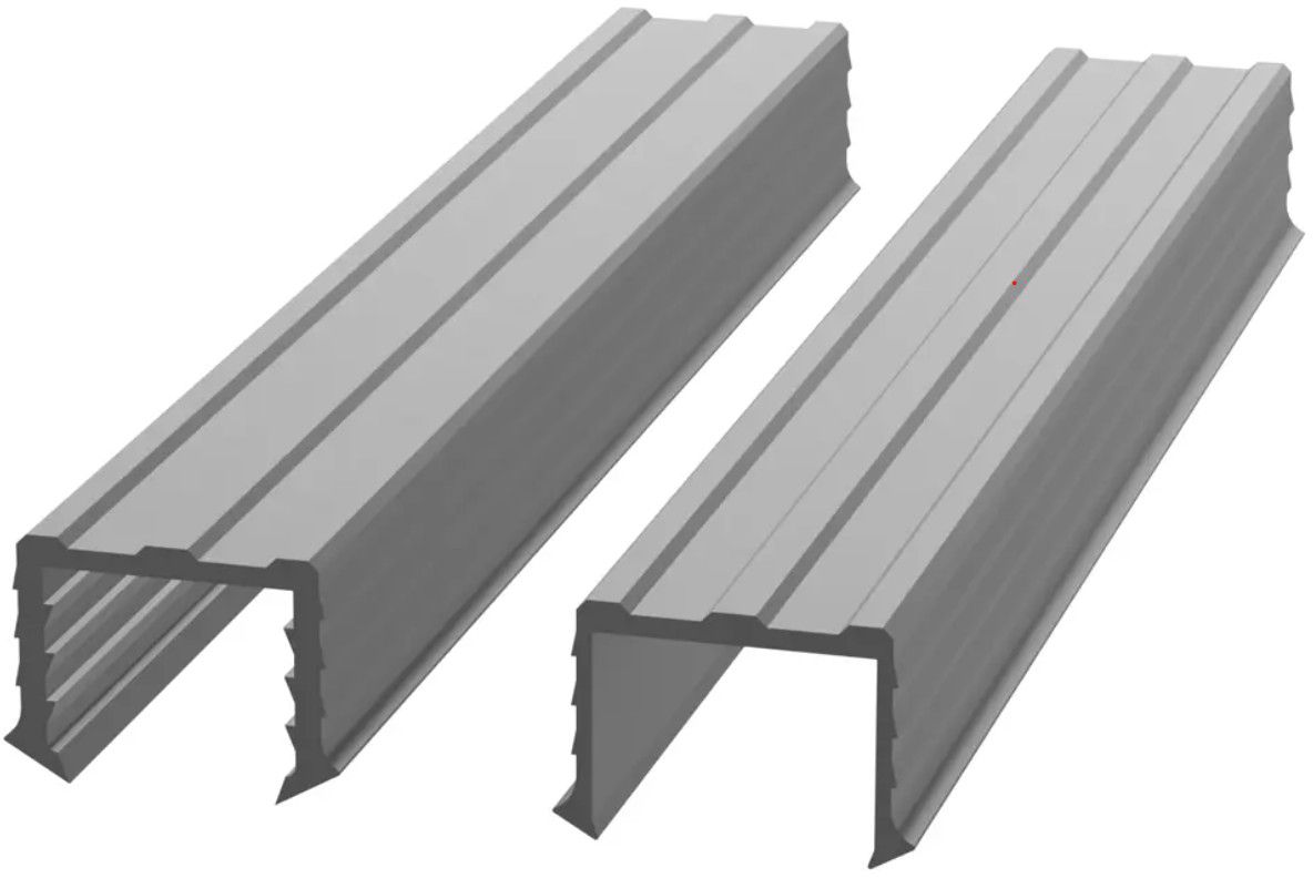 Dichtungsprofil zu Handlauf 137430 + 137431 25m . Glasdicke 25mm - INOXTECH-Handlauf-/Geländer-System