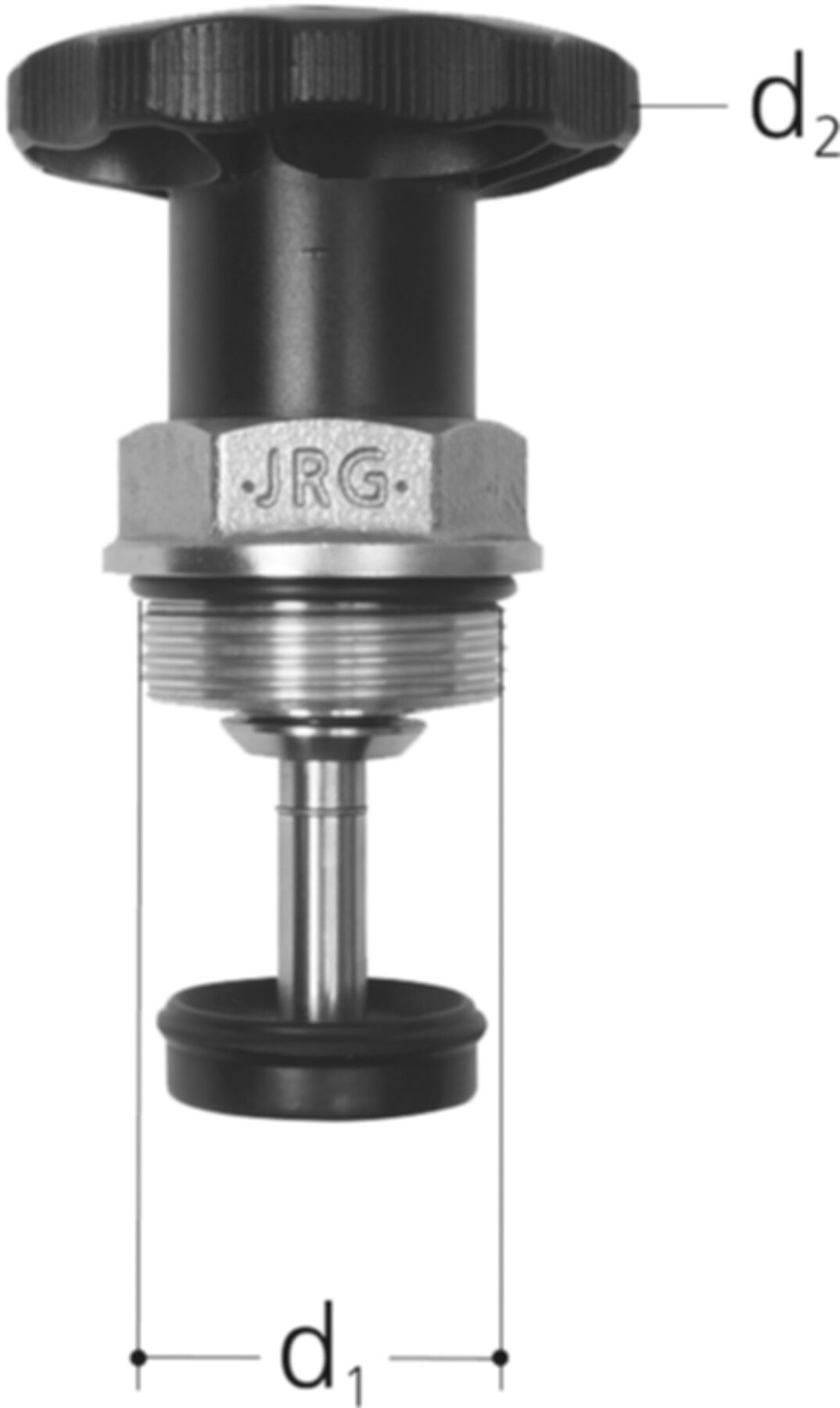 Oberteil Ausgang 11/4" 350 895 106 für Feinfilter mit Umgehung 1840 / 1846 - JRG Armaturen