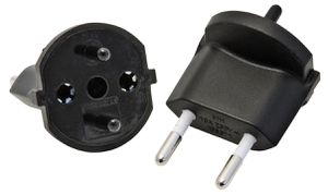 Fixadapter T11 CH-D schwarz 2-polig - Elektrozubehör