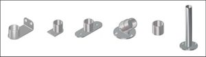 Handlaufsteckrohr verdeckt 33.7 mm geschliffen 1.4301 - INOXTECH-Handlauf-/Geländer-System