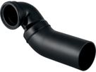 Wandklosett-Bogen 90° links d 90/ 90mm 366.913.16.1 - Geberit-PE-Formstücke