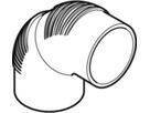 Bogen 88,5° d 90mm 308.885.14.1 - Geberit-PE-Silent-Formstücke