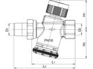 Regulierventil Cocon QTZ o/Messventil PN 16 1/2" 30- 210 l/h 114 55 04 - Oventrop Strangregulierventile