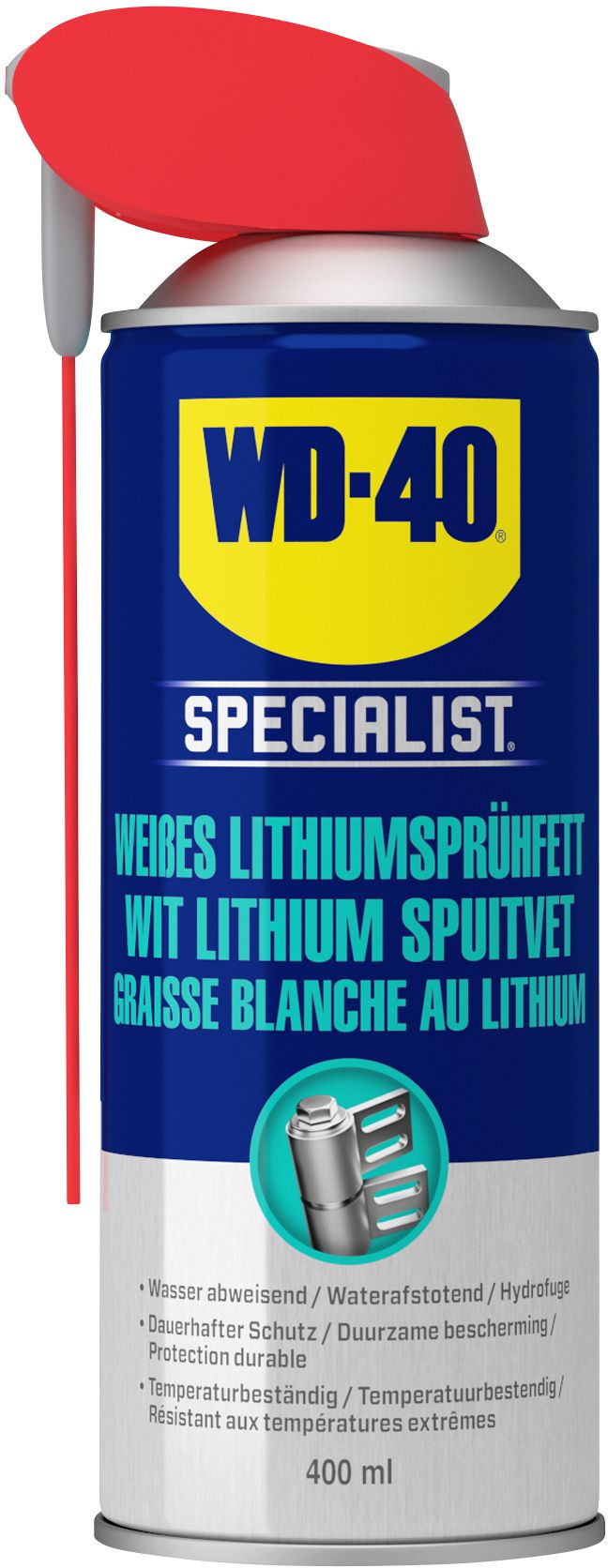 WD-40 SPECIALIST Lithiumsprühfett weiss, Spraydose à 400ml - Schmieren