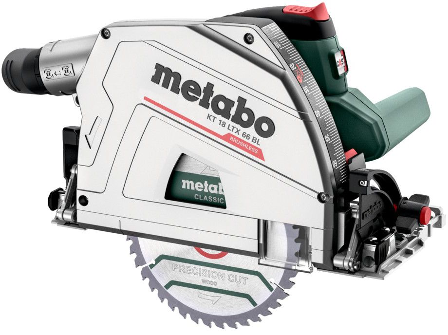 Akku-Tauchkreissäge KT 18 LTX 66 BL 18V, solo, MetaBox - Metabo Elektrowerkzeuge