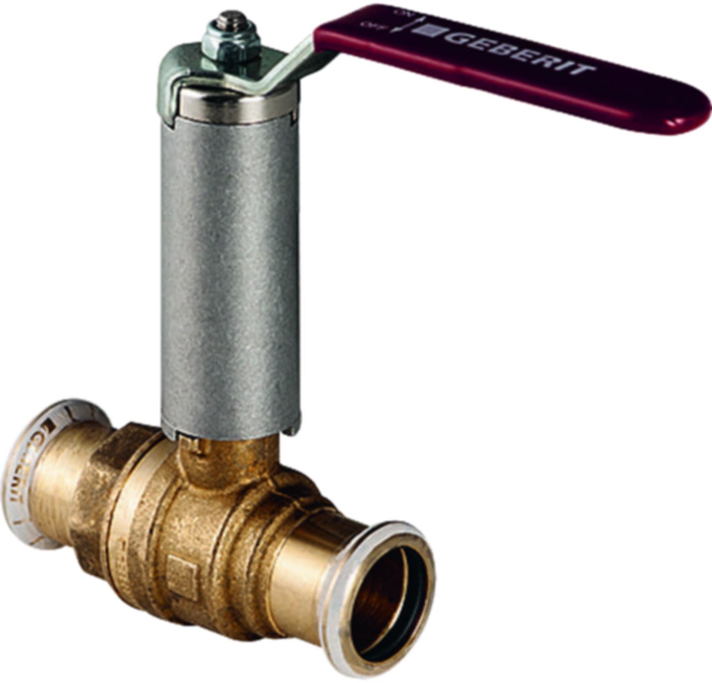 Kugelhahn 28mm 94965 mit Betätigungshebel abgesetzt - Geberit Systemventile / Armaturen