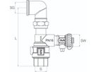 Anschlussset DLV 20 A 3/4" 746 2000 für Statico SU - Pneumatex Zubehör
