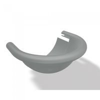PREFA Kugelendboden 333 mm P.10 Hellgrau - PREFA Dachentwässerungssysteme