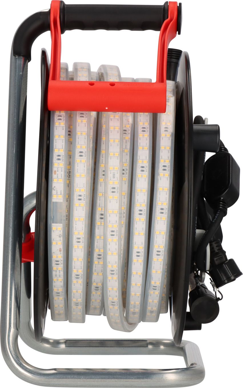 BRENNENSTUHL LED-Lichtschlauch BS2540 SI S 25m, 1-seitig, 4000K, auf Trommel - Lampen, Leuchten