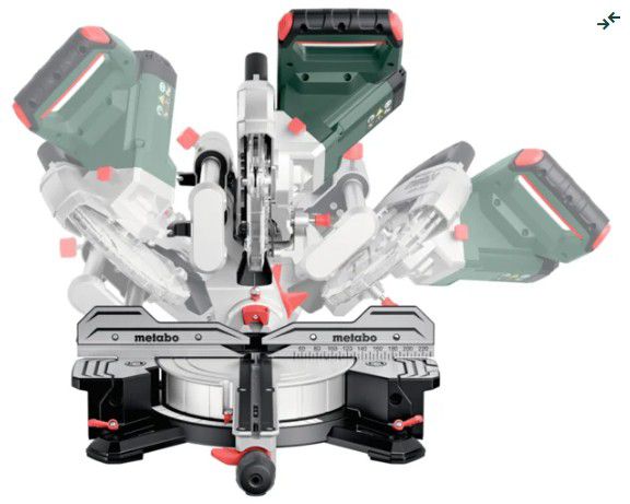 Kappsäge KGSV 254 MC 1450 W, Blatt 254 x 30 mm, 18.4 kg - Metabo Elektrowerkzeuge