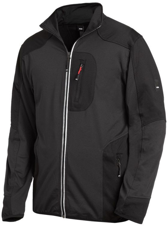 FHB RALF Jersey-Fleece-Jacke anthrazit-schwarz Gr. M - Textilien