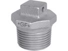 Stopfen mit Loch im Vierkant 294 S 1" 770 294 106 - GF schw. Tempergussfittings