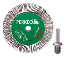 PERKEO TWISTER  Stahl-Rundbürste Ø100mm , M14 inkl Adapter - Spenglerwerkzeuge