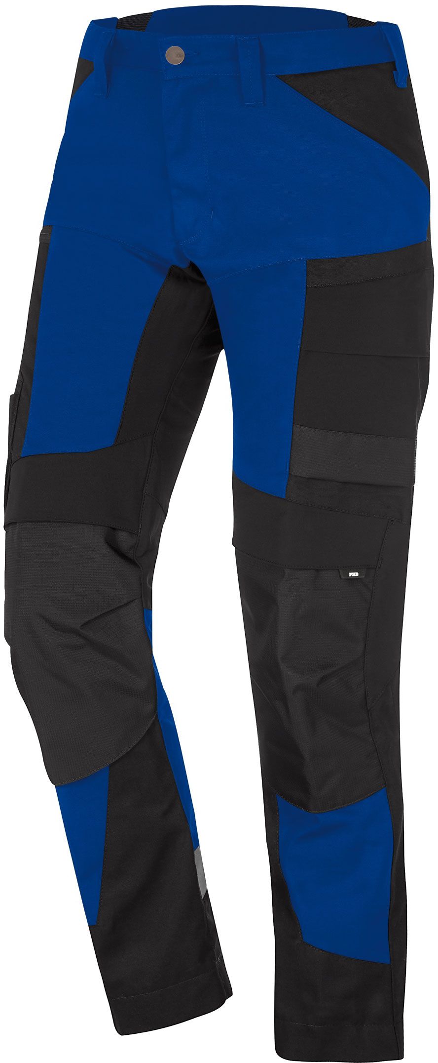 FHB LEO Arbeitshose elastisch royalblau-schwarz Gr. 48 - Textilien
