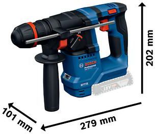 Akku-Bohrhammer GBH 18V-18 X ONECHUCK, KickBack Control, 1,5J, in L-BOXX - Bosch Elektrowerkzeuge