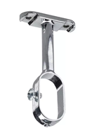 Hettich Schrankrohr-Mittelträger verchromt, für Schrankrohr 15 x 30mm - Diverse Möbelbeschläge und Zubehör