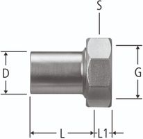 Anschlussverschraubungen NUSSBAUM Optiflex-Aquaplus