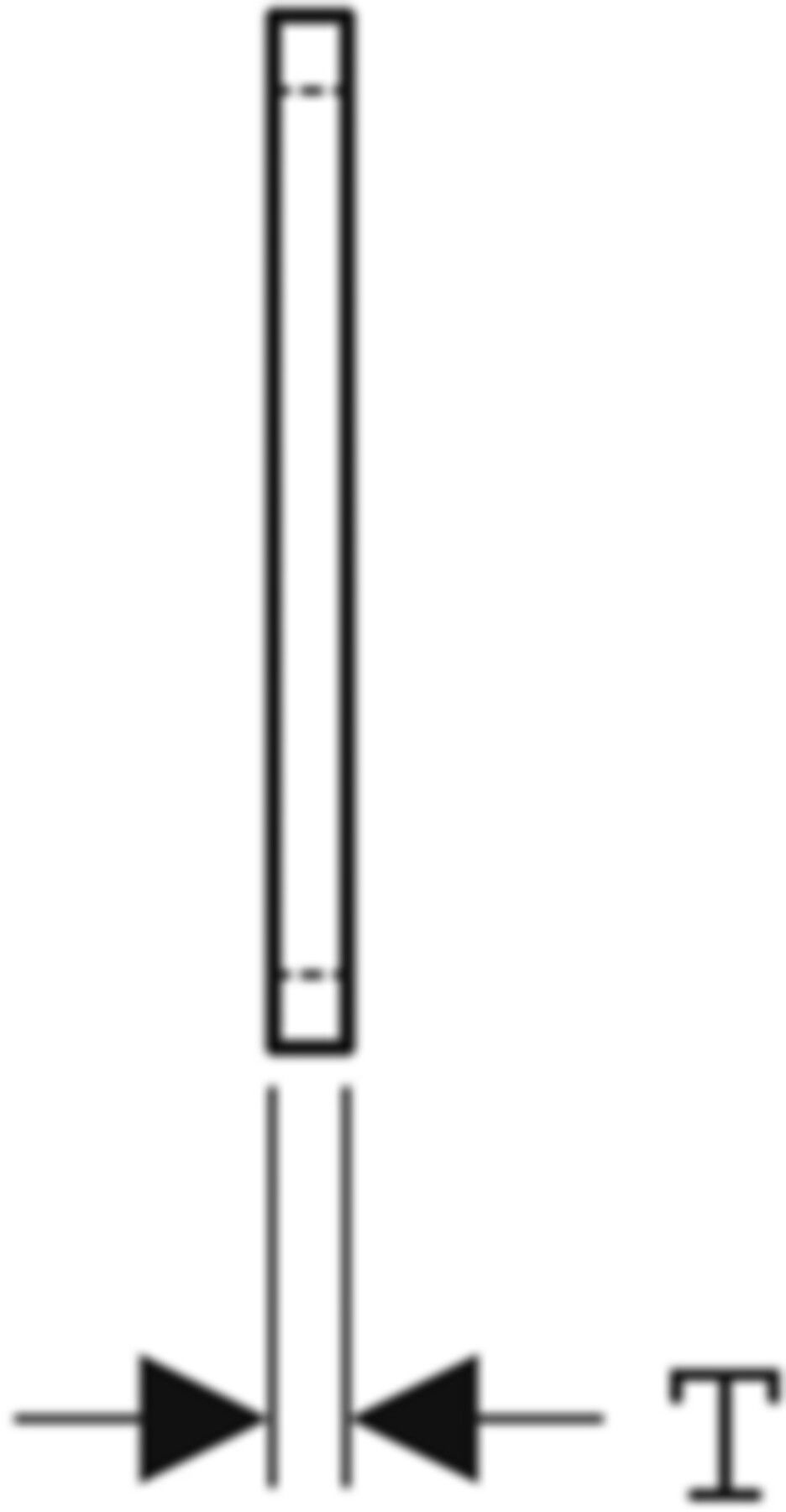 Dämmunterlage 12 x 5cm 461.194.00.1 - Geberit-Duofix