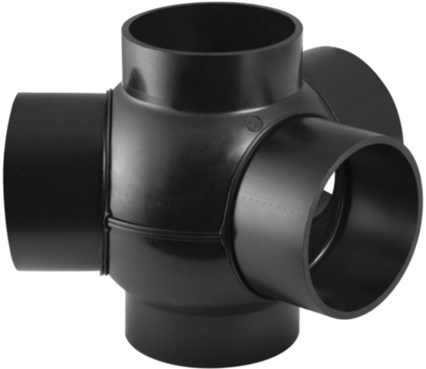 Mehrfach-Abzweig 3-teilig 135° d 75/ 75mm 365.600.16.1 - Geberit-PE-Formstücke
